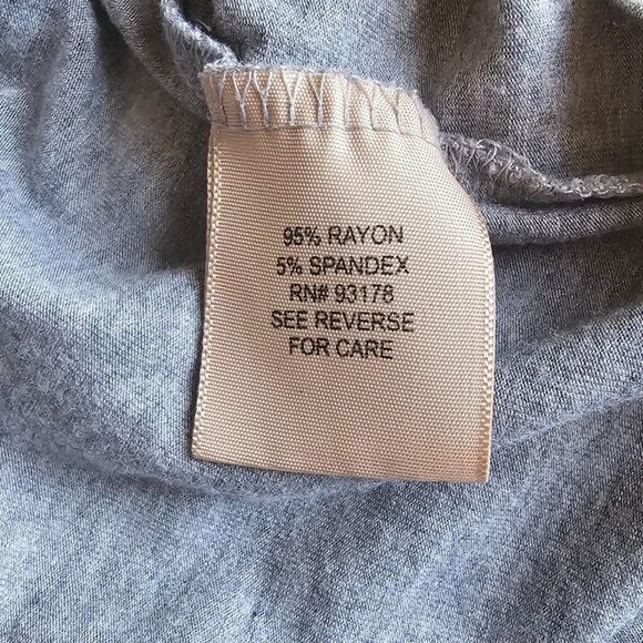 Grey Braided Lattice Collar Tank Top - Picture 6 of 6